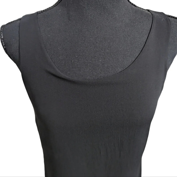 Eileen Fisher 100% Silk Asymmetrical Hem Minimalist Midi Dress in Petite PP - Picture 8 of 16